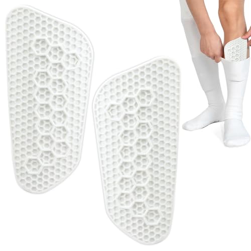 Proberos 2Pcs Silicone Shin Guards Adults Teens Shin Guards Silicone Shin Guards Pads Anti-impact Honeycomb Construction Shin Guards Sport Shin Guards for Football, Rugby Proberos 2Pcs Silicone Shin Guards Adults Teens Shin Guards Silicone Shin Guards Pads Anti-impact Honeycomb Construction Shin Guards Sport Shin Guards for Football, Rugby